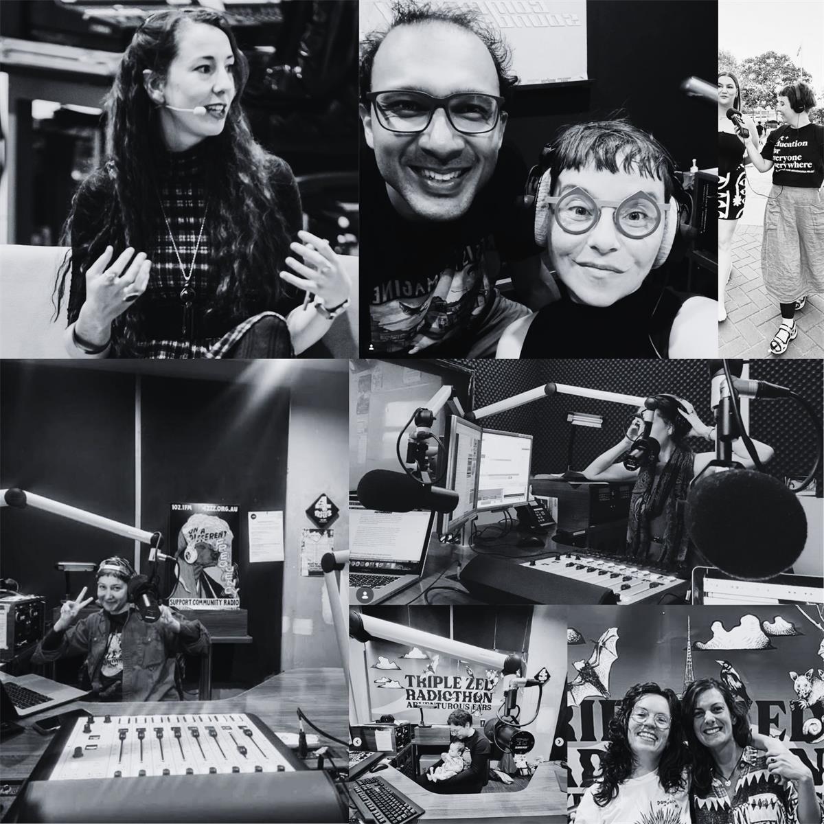 Presenters from Radio Reversal on 4ZZZ, coming to the CRN